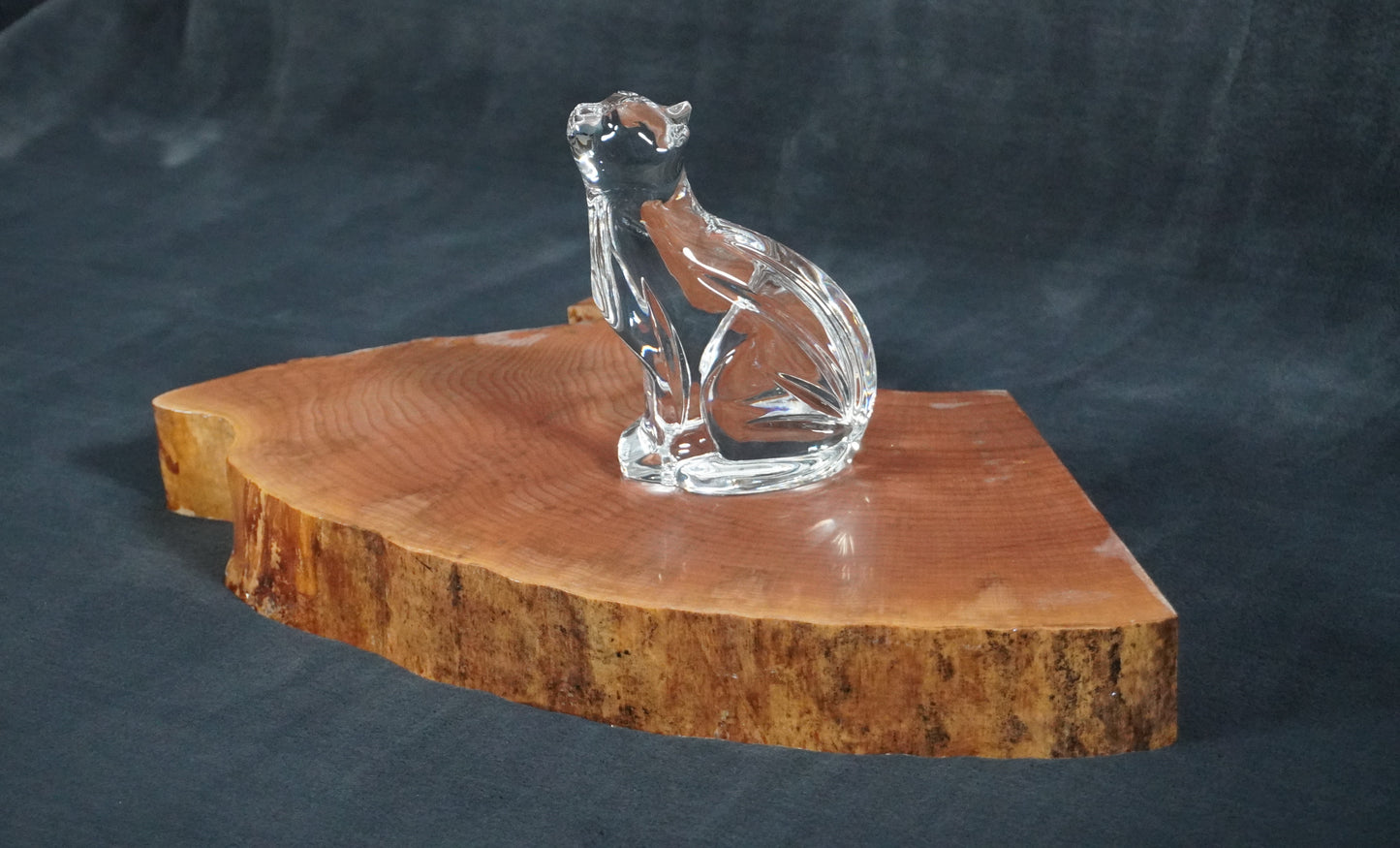 Maple Quarter round Live Edge Ikebana Stand 15