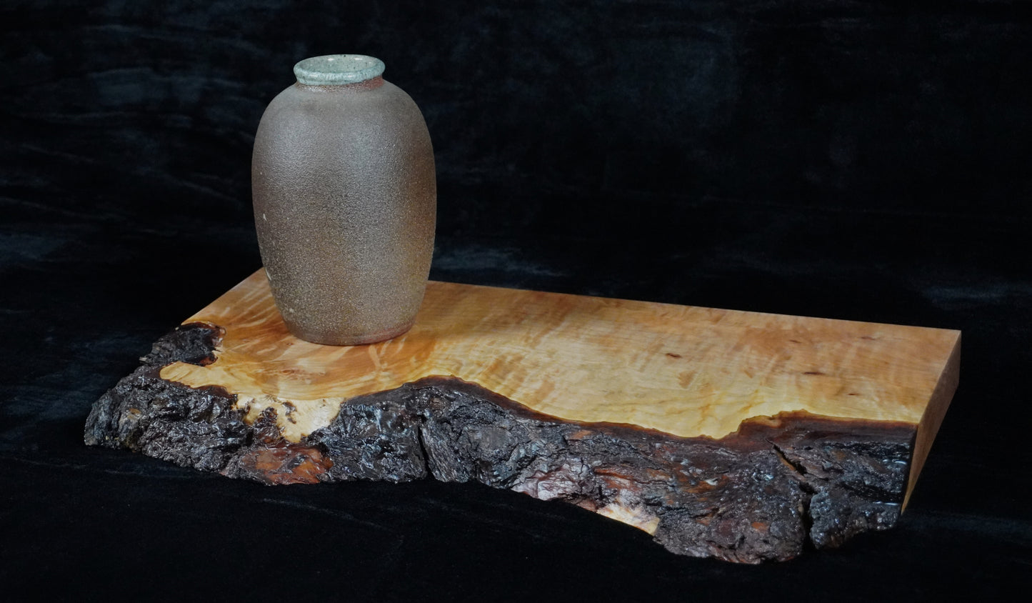 Maple Live Edge Ikebana Stand