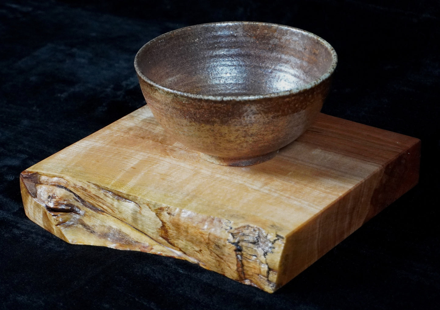 Maple Live Edge Ikebana Stand