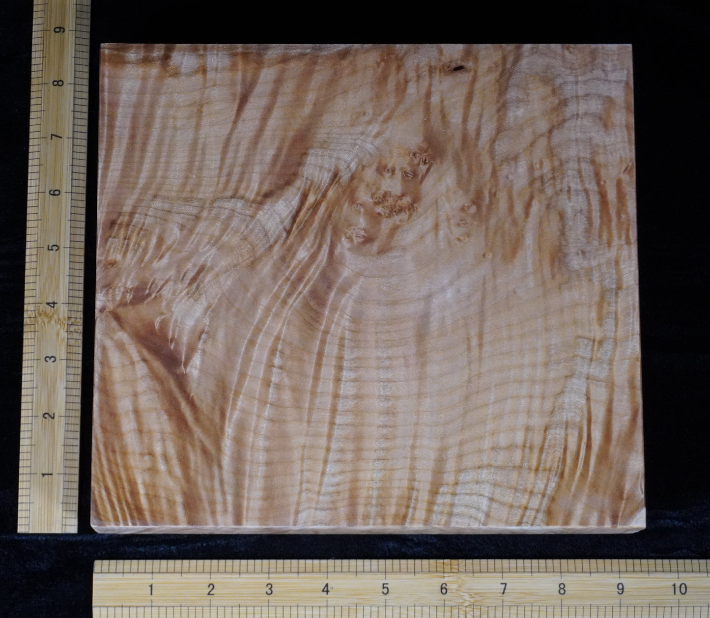 Quilted Maple Ikebana Stand