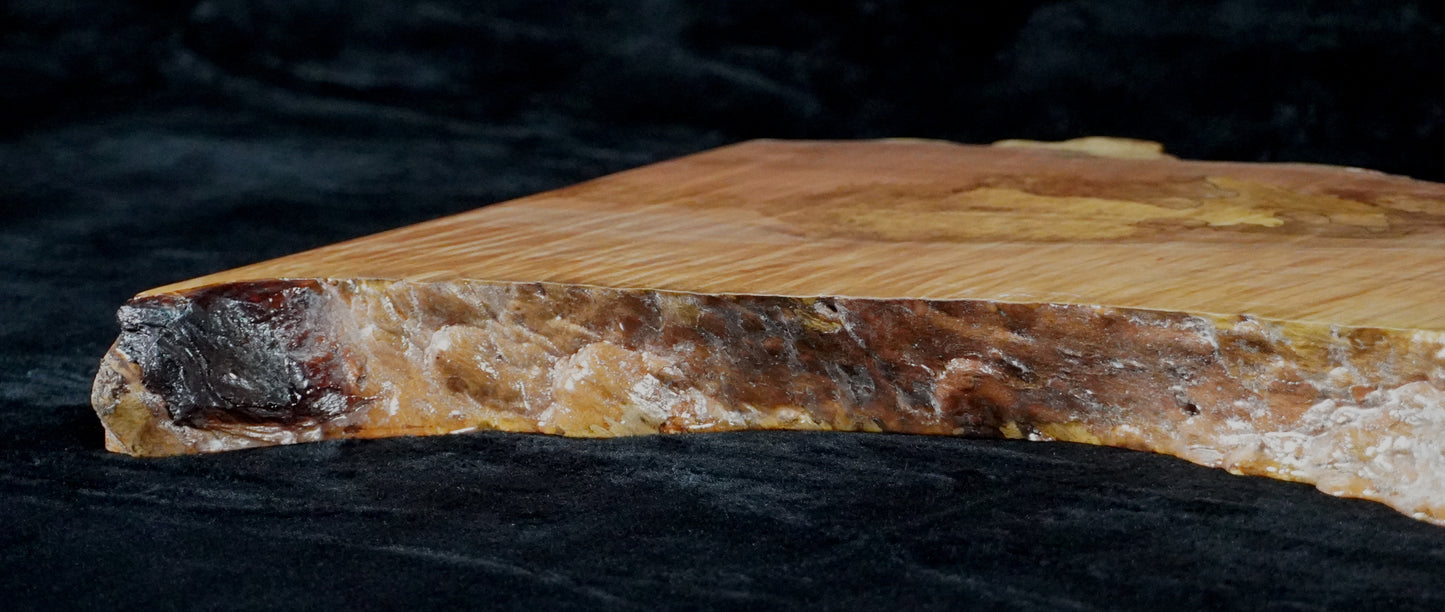 Quilted Maple Live Edge Ikebana Stand