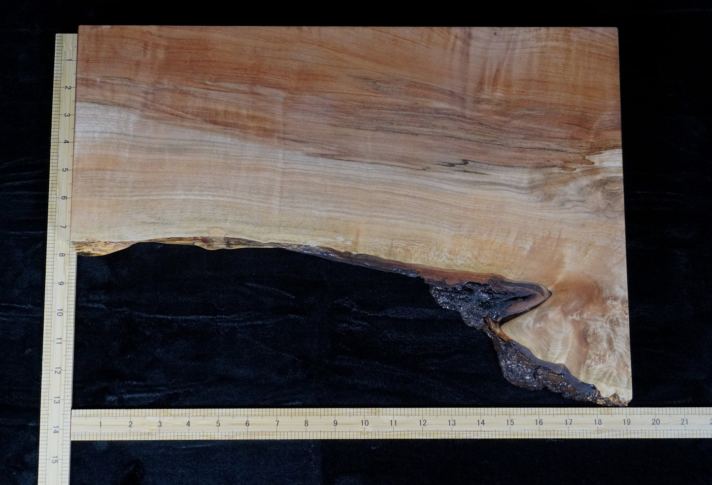 Maple Live Edge Ikebana Stand