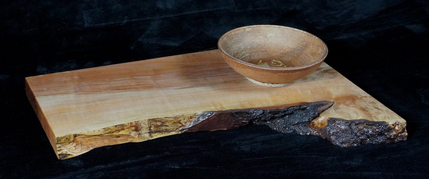 Maple Live Edge Ikebana Stand