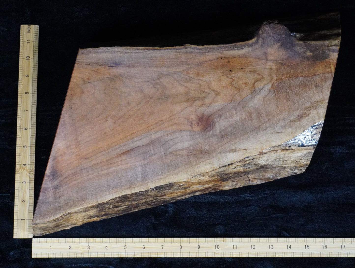 Maple Live Edge Ikebana Stand