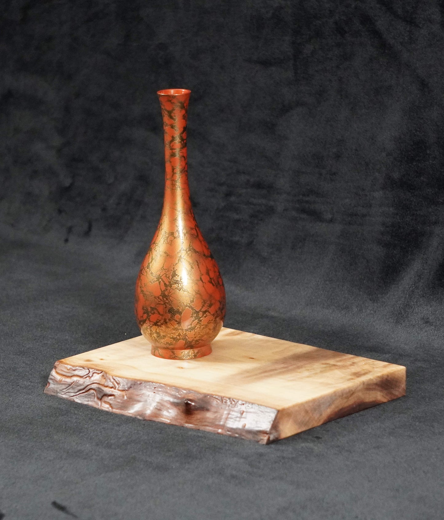 Black Walnut Live Edge Ikebana Stand