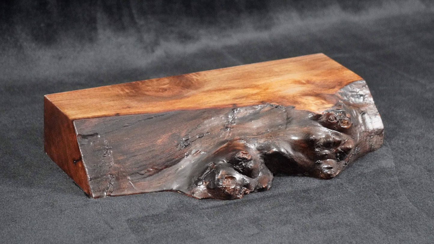 Black Walnut Live Edge Ikebana Stand