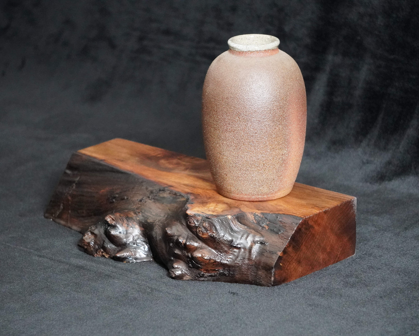 Black Walnut Live Edge Ikebana Stand