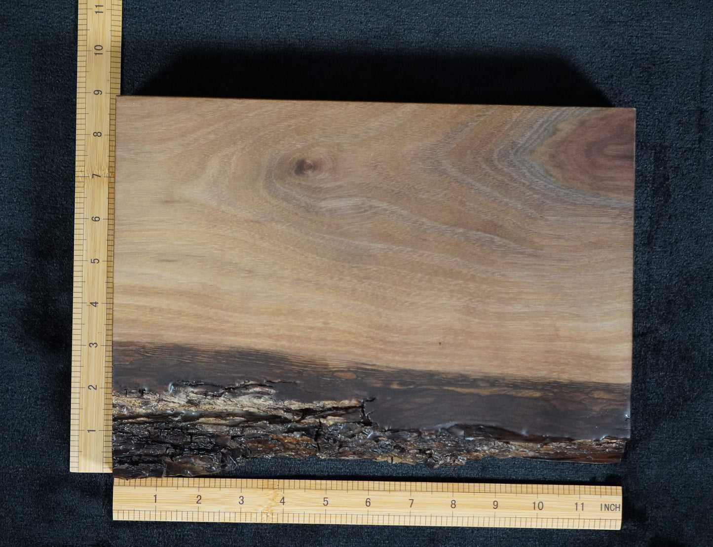Black Walnut Live Edge Ikebana Stand