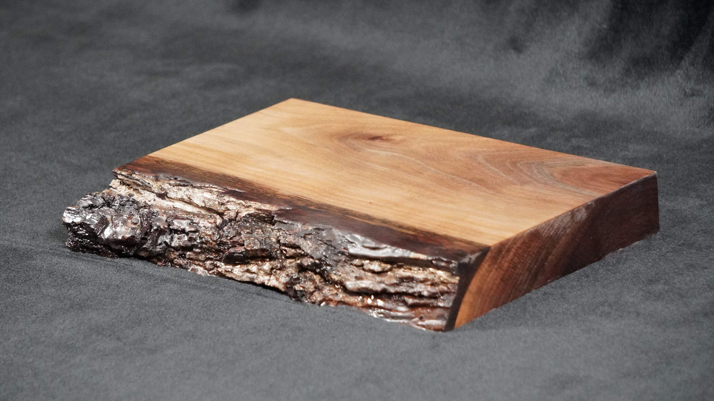 Black Walnut Live Edge Ikebana Stand