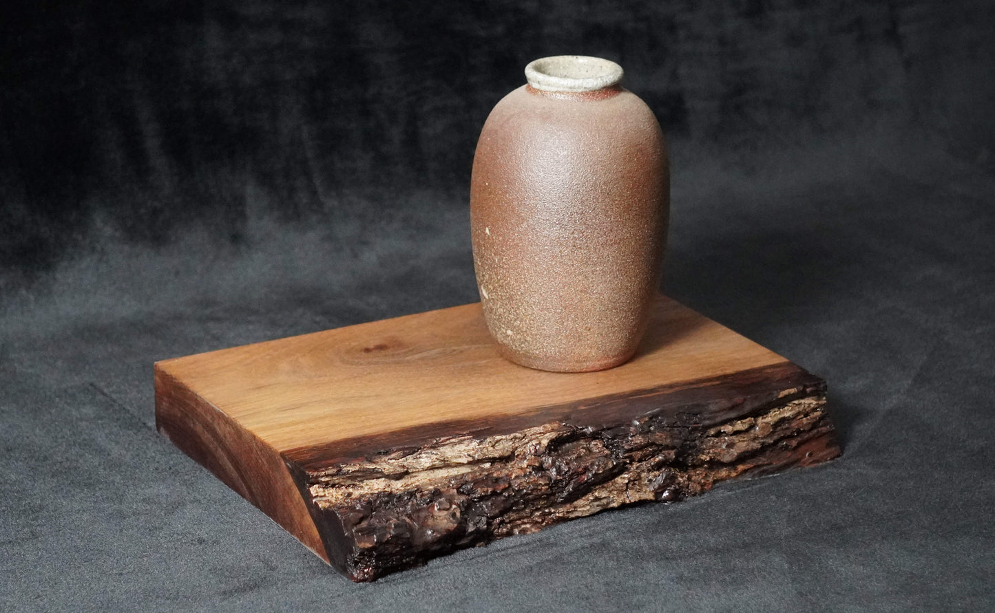 Black Walnut Live Edge Ikebana Stand