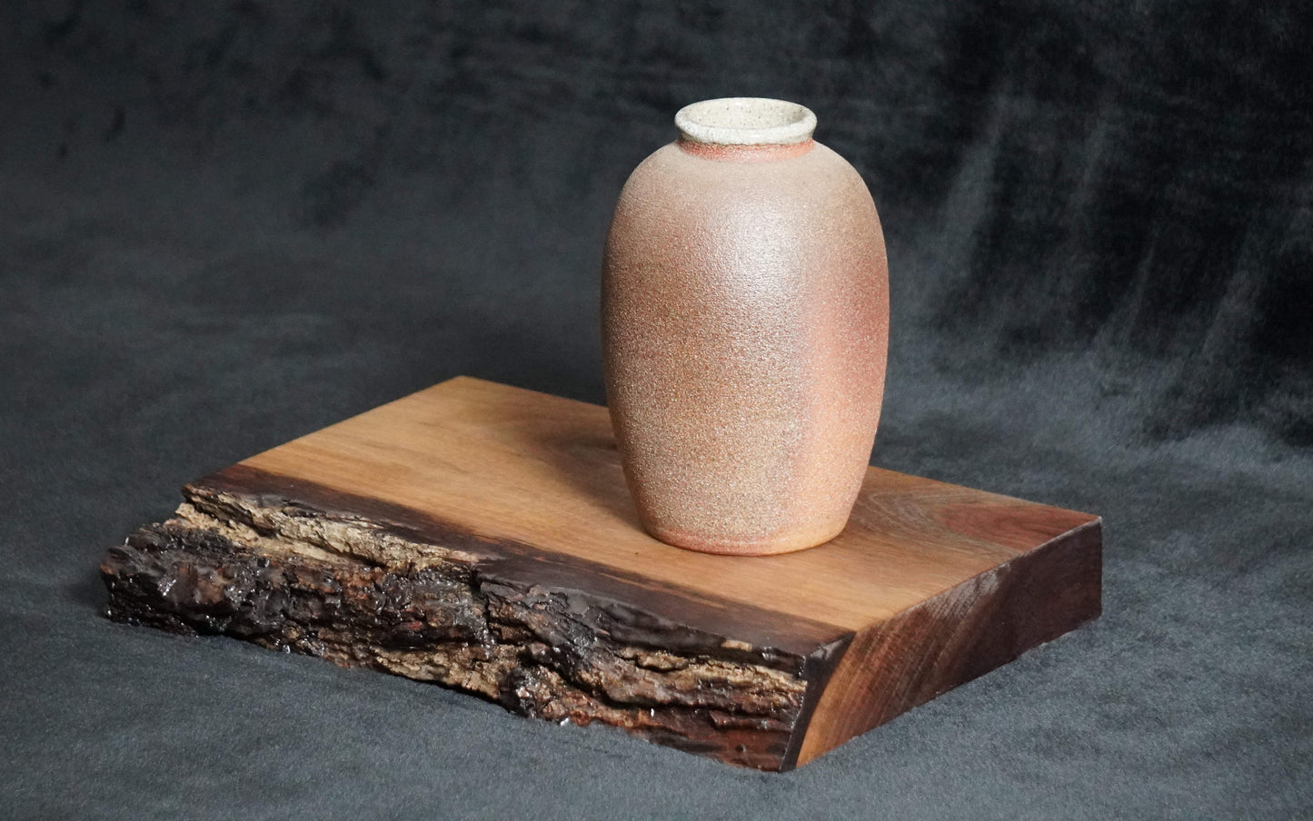 Black Walnut Live Edge Ikebana Stand