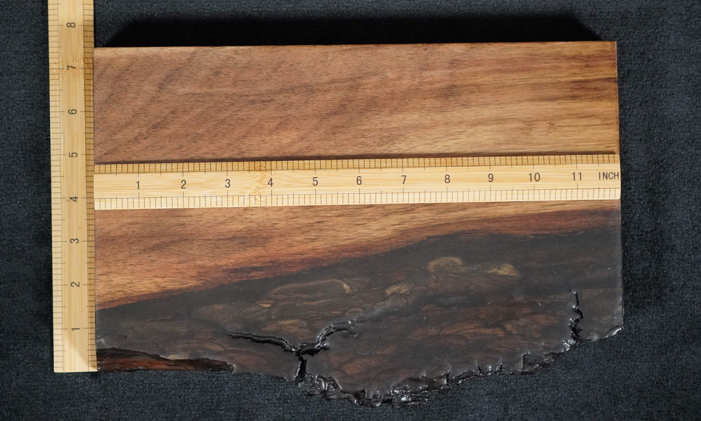 Black Walnut Live Edge Ikebana Stand