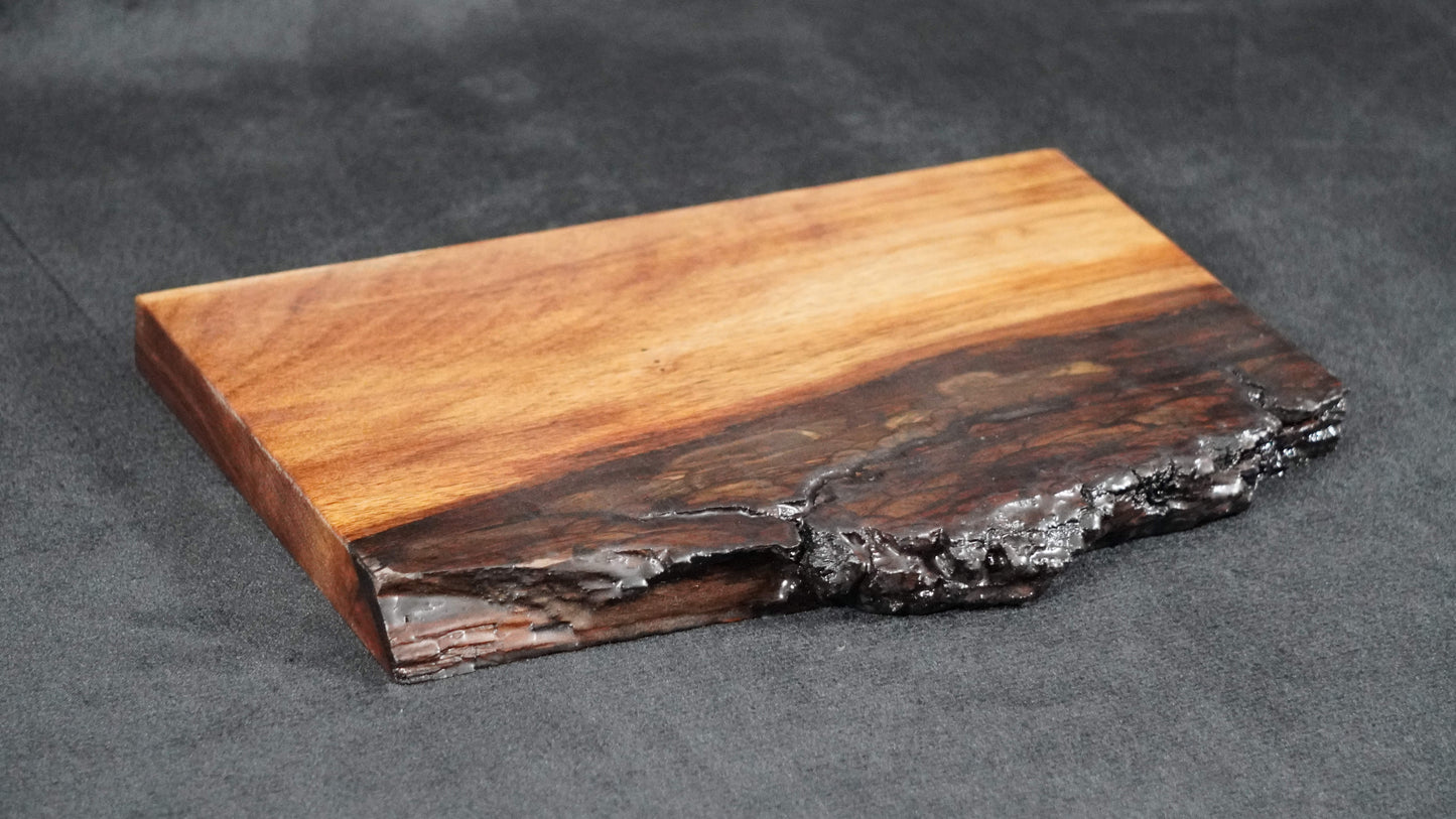 Black Walnut Live Edge Ikebana Stand