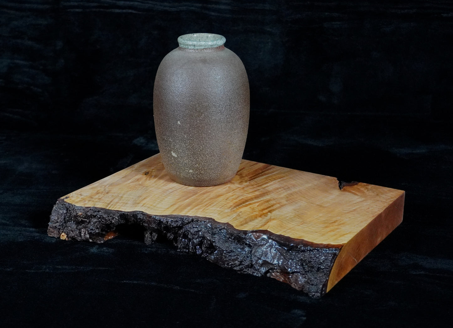 Maple Live Edge Ikebana Stand