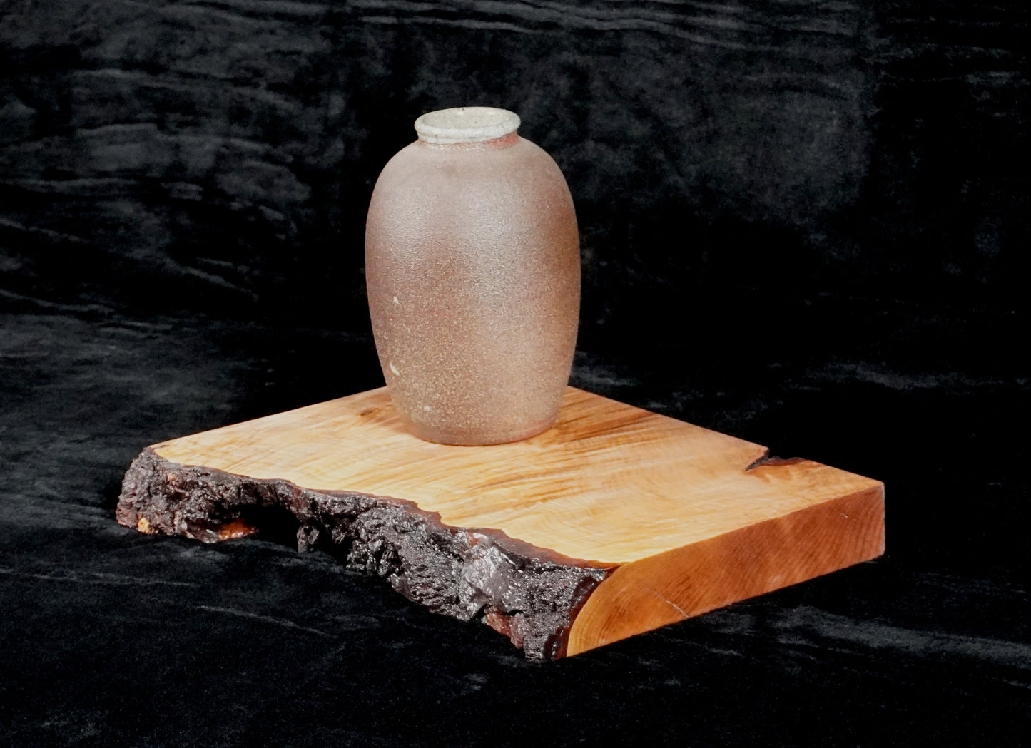 Maple Live Edge Ikebana Stand