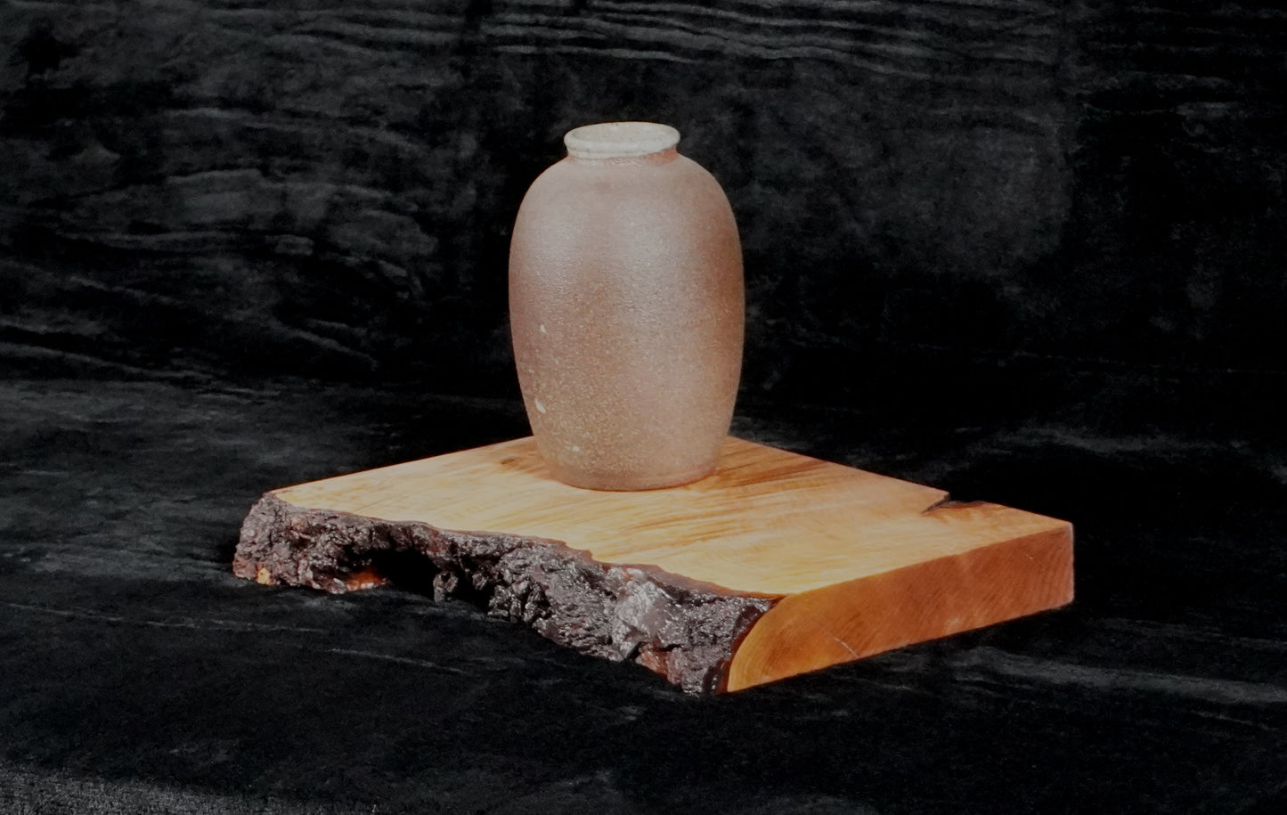 Maple Live Edge Ikebana Stand