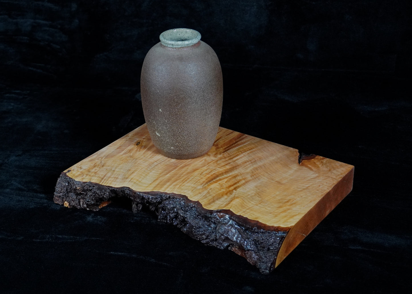 Maple Live Edge Ikebana Stand