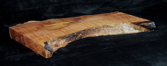 Quilted Maple Live Edge Ikebana Stand