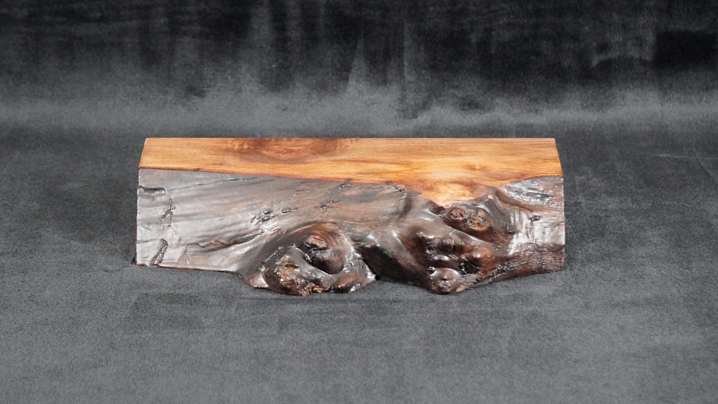 Black Walnut Live Edge Ikebana Stand
