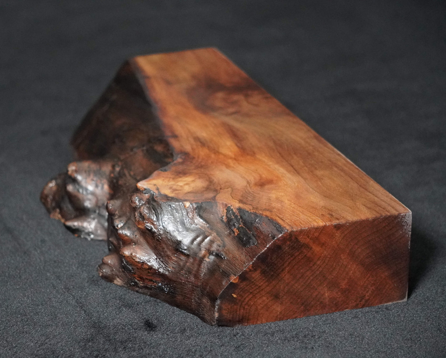 Black Walnut Live Edge Ikebana Stand