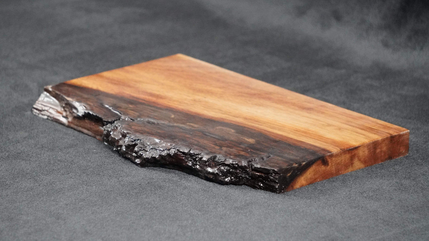 Black Walnut Live Edge Ikebana Stand